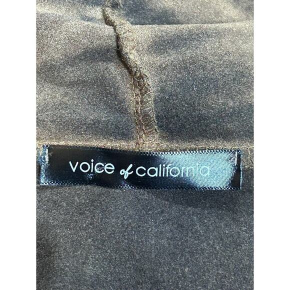 Voice Of California Queen Of The Road Long Jacket Open Cardigan S Tan Brown Moto - Picture 6 of 7